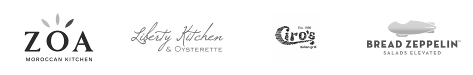 Restaurants near The Fountains: ZOA Moroccan Kitchen, Liberty Kitchen & Oysterette, Ciro’s and Bread Zeppelin